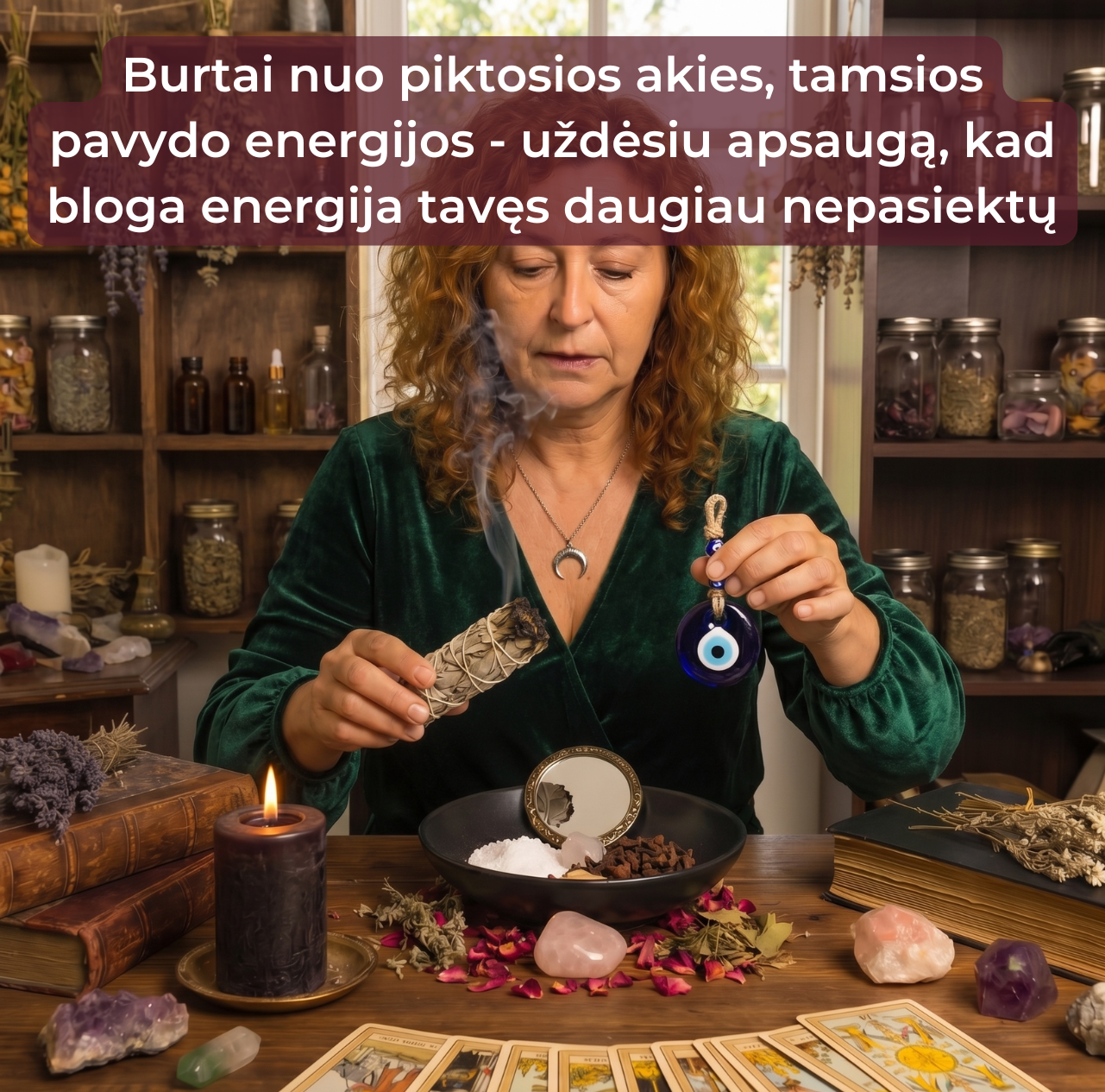 Burtai nuo Piktosios Akies, Pavydo ir Blogos Energijos